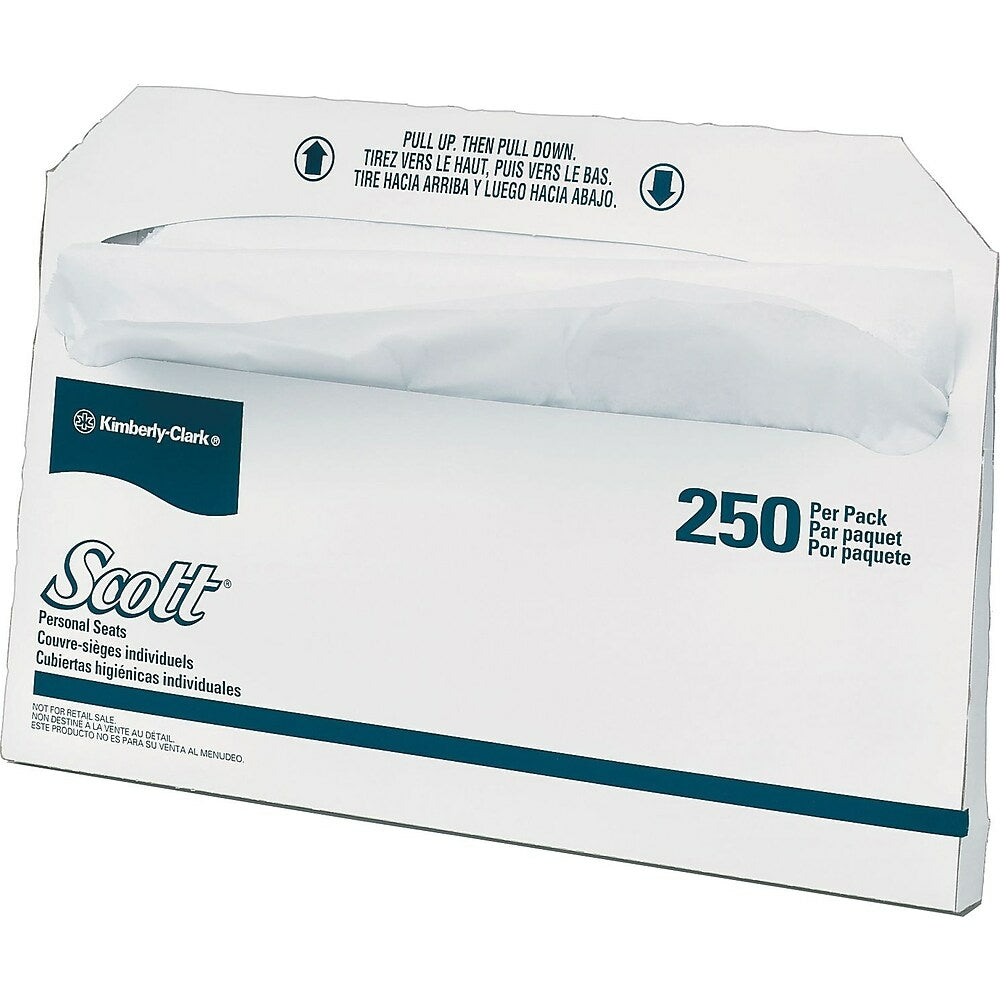 Image of Scott Toilet Seat Covers, 250 Pack