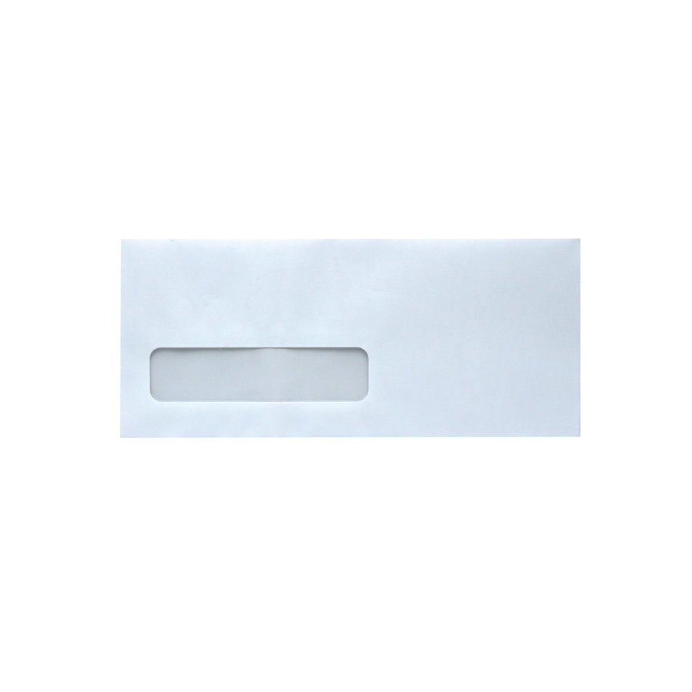 Image of SupremeX Peel & Seal Window Envelope - #10 - 24lb White Wove - 500 Pack