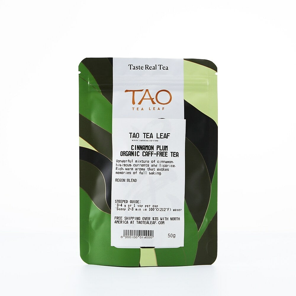 Image of Tao Tea Leaf Organic Cinnamon Plum Herbal Tea - Loose Leaf - 50g