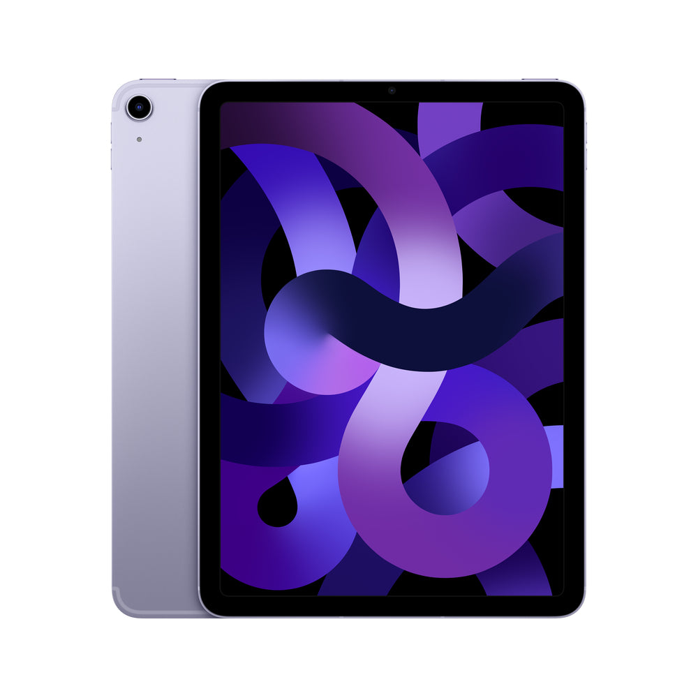 Image of Apple 5th Gen iPad Air 10.9-inch - Wi-Fi + Cellular - M1 Chip - 256 GB - Purple