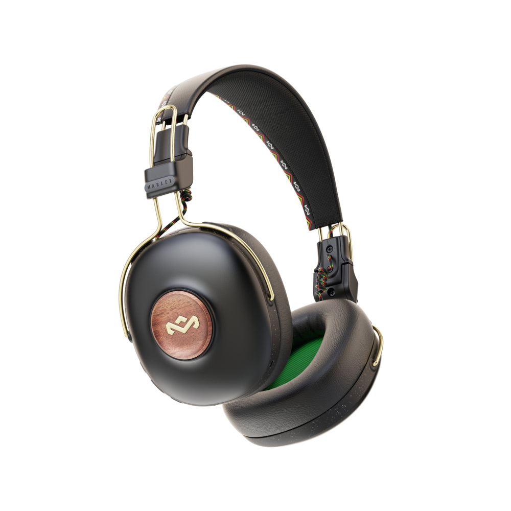 Image of House of Marley Positive Vibration Frequency Headphones - Rasta, Black