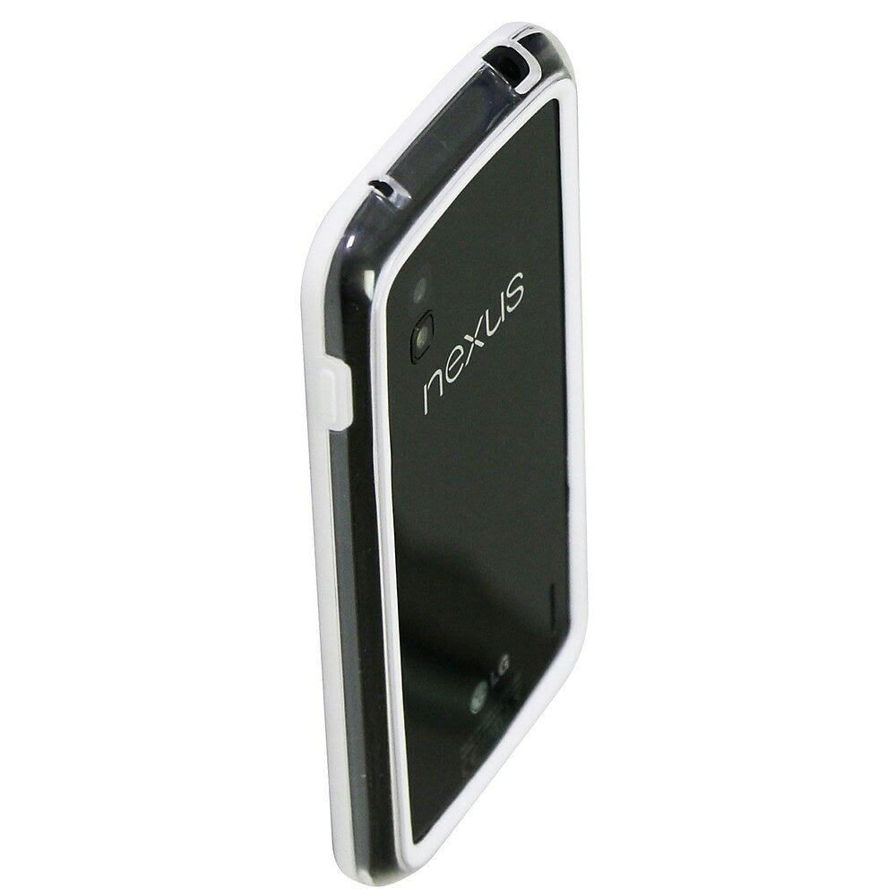 Image of Exian Bumper Case for Google Nexus 4 - White