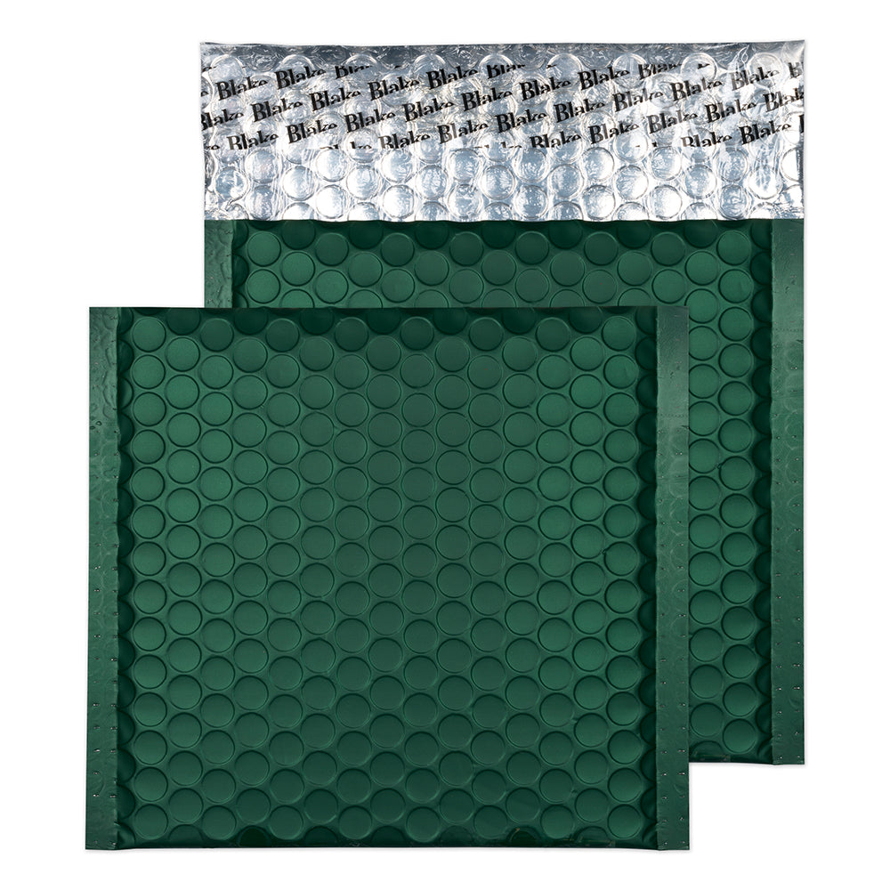 Image of Blake Padded Bubble Protective Envelope Mailers - 7" W x 7" L - Alpine Green - 10 Pack, Alpine_Green