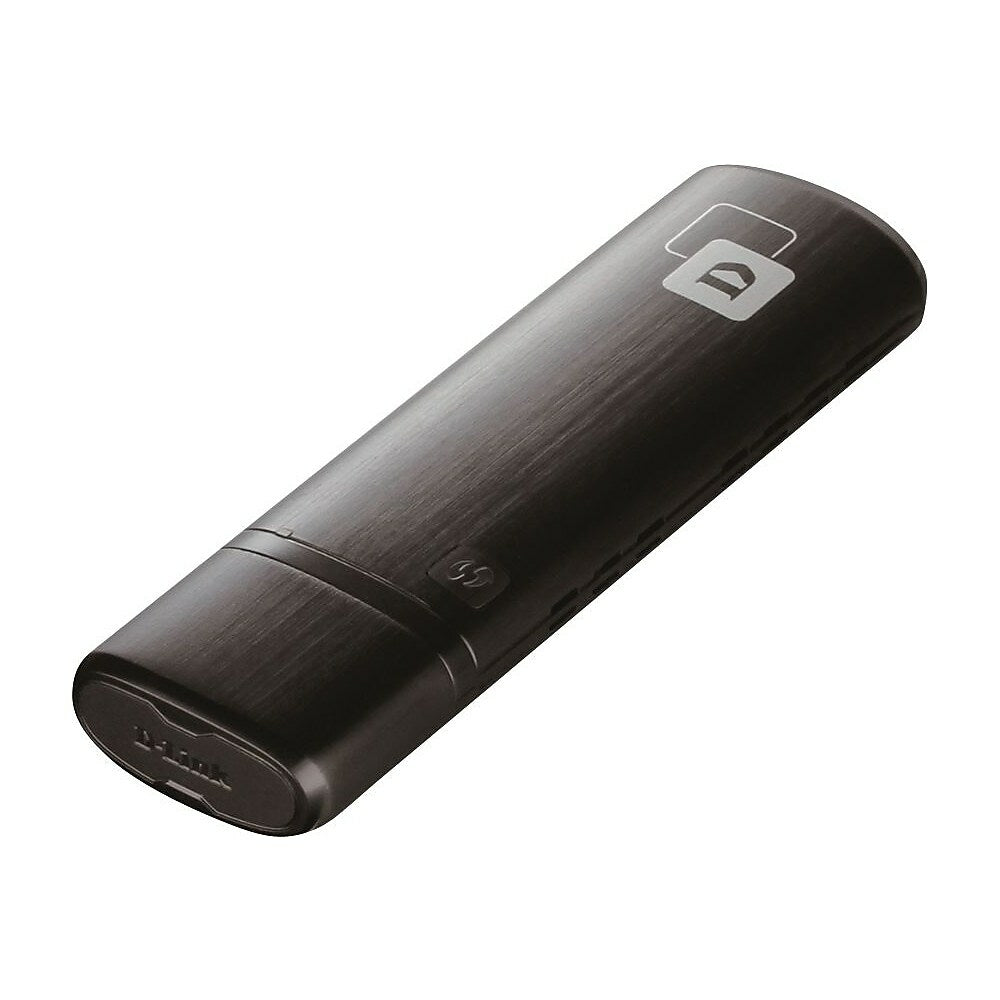 Image of D-Link DWA-182 Wireless AC Dual-Band USB Adapter, 0.5" x 1.1" x 3.8", Black