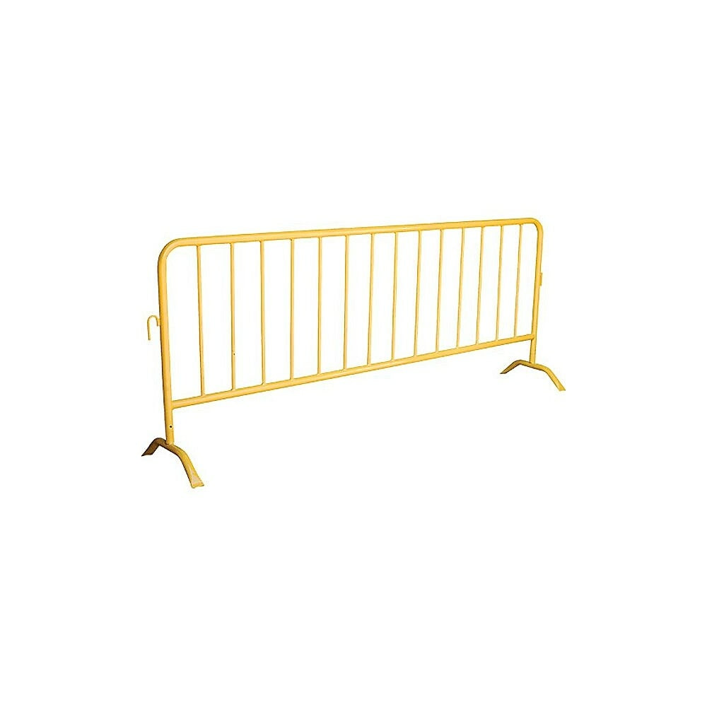 Image of Zenith Safety Portable Barriers, Interlocking, 102" L x 40" H, Yellow