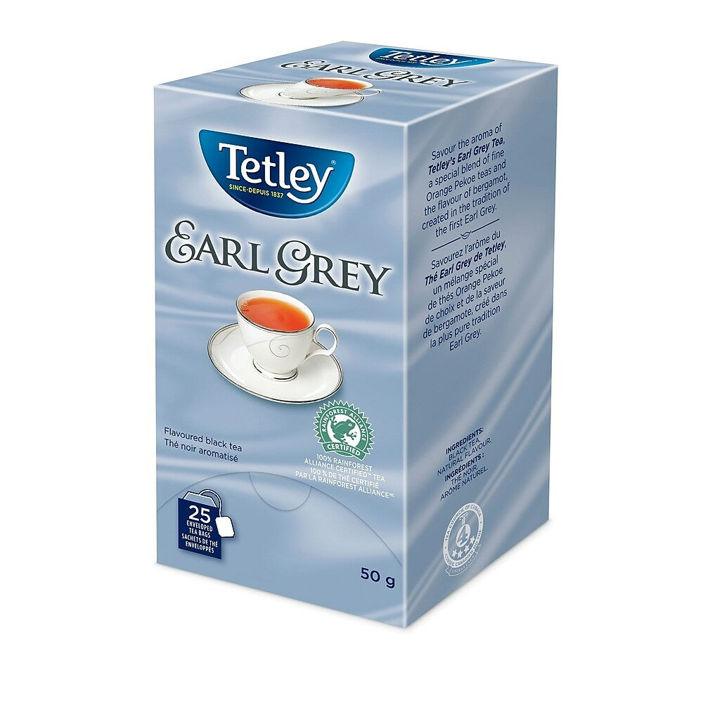 Image of Tetley Tea Earl Grey Enveloped Tea Bag - 75 Pack