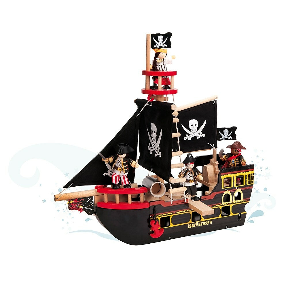 Le Toy Van Bateau Pirate De Barbe Rousse Tv246 19 X 48 X 50 Cm Bureauengros Com