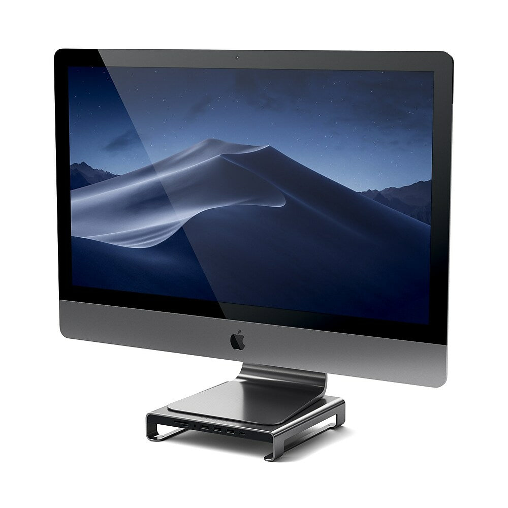 Image of Satechi Type-C iMac Monitor Stand Hub, Space Grey