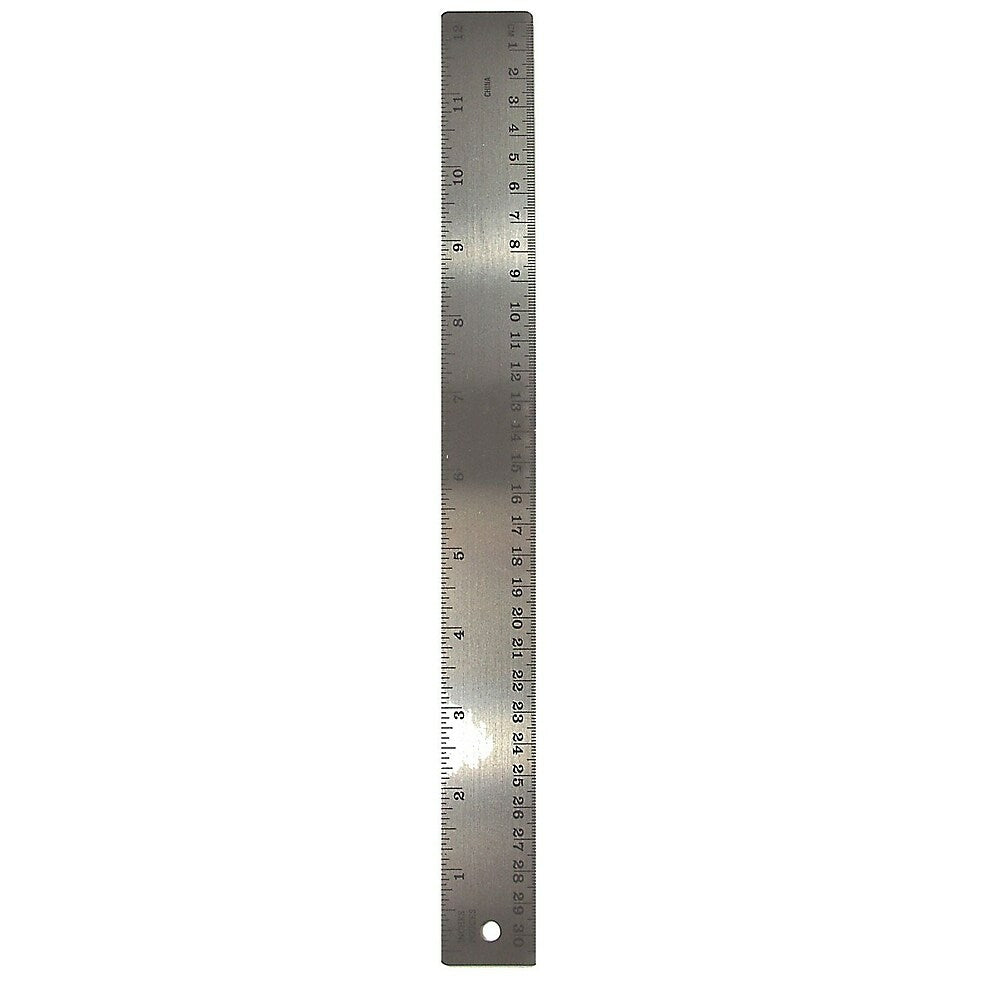 Image of The Pencil Grip Stainless Steel Ruler, 12" (TPG152), 12 Pack