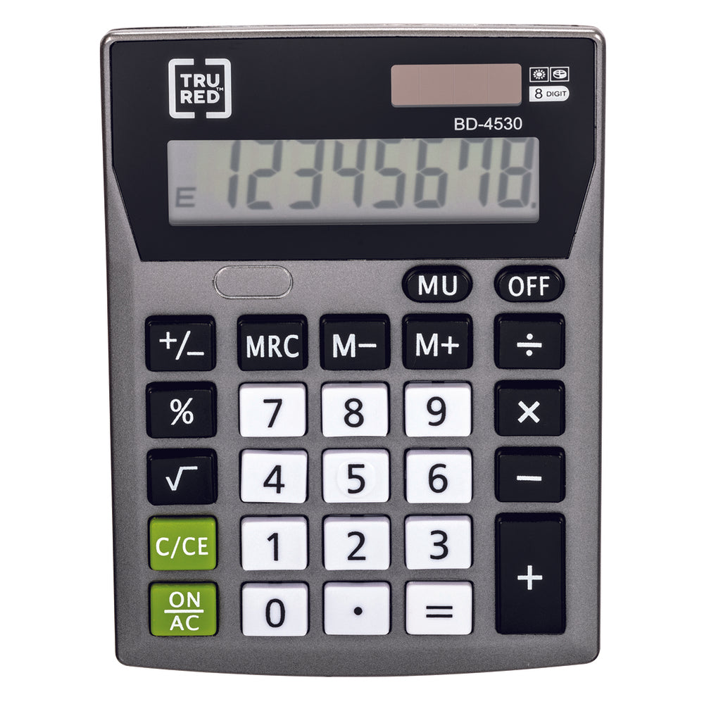 Image of TRU RED BD-4530 8-Digit Big-Number Desktop Calculator