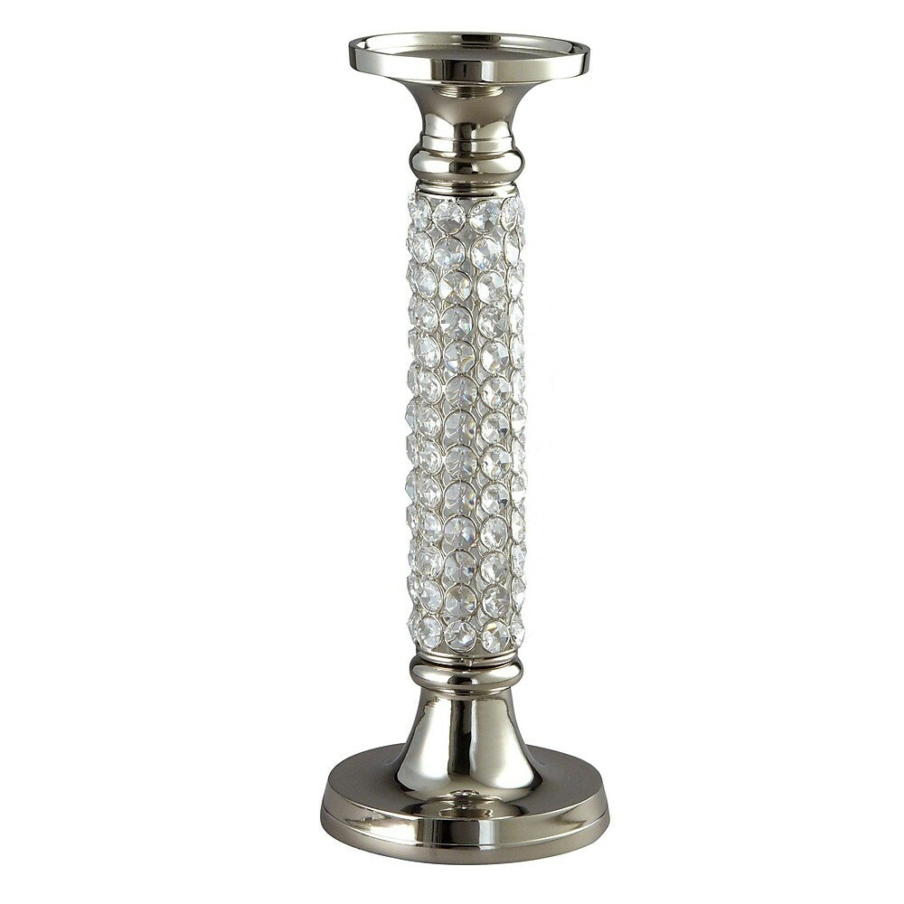 Image of Elegance 15" Sparkle Pillar/Taper Column Candle Holder