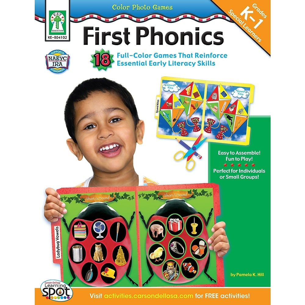 Image of eBook: Key Education 804102-EB Color Photo Games: First Phonics - Grade K - 1