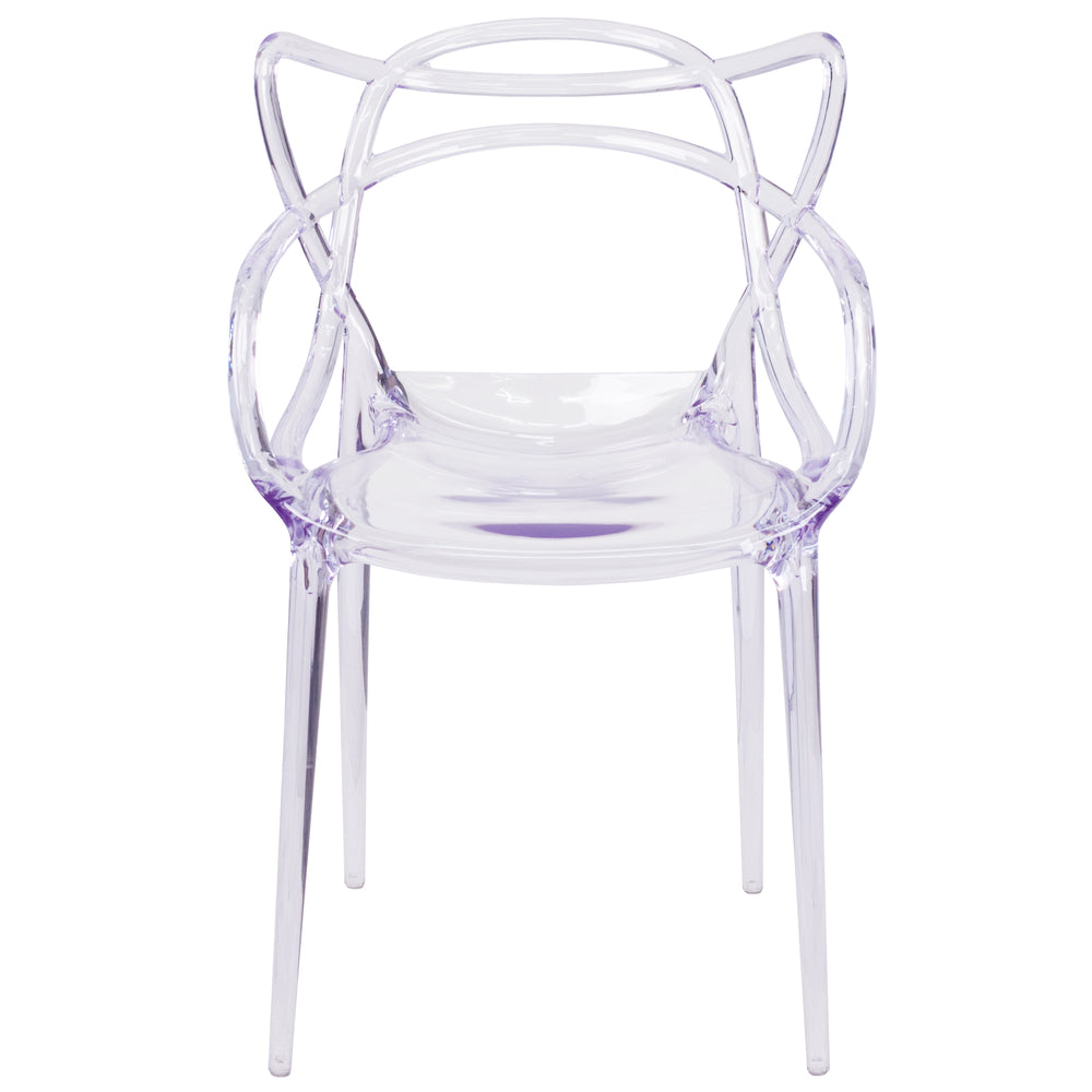 Image of Flash Furniture Nesting Series Transparent Stacking Side Chair