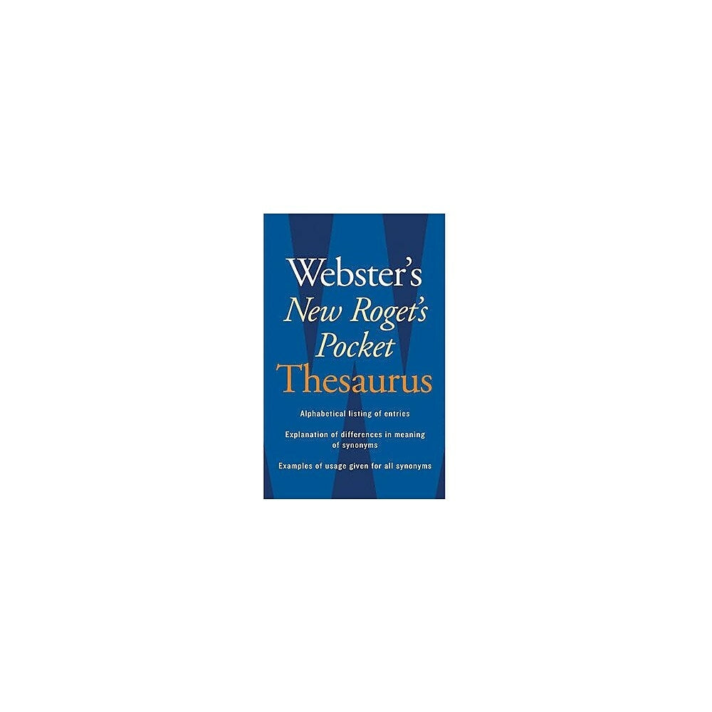 Image of Webster's New Roget's Pocket Thesaurus, 4 Pack (AH9780618953202)