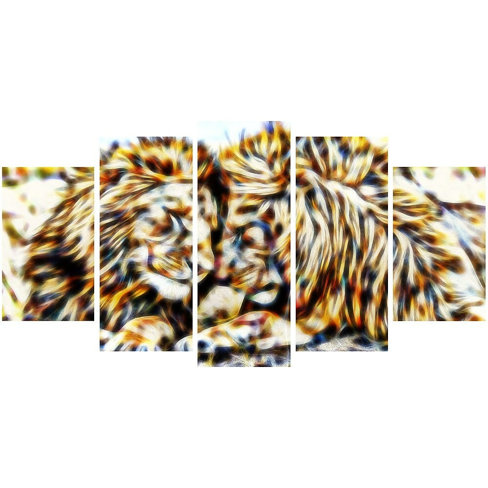 Image of Designart Soul Mates Lion Animal Canvas Art, Multiple Sizes, (PT2422-373)