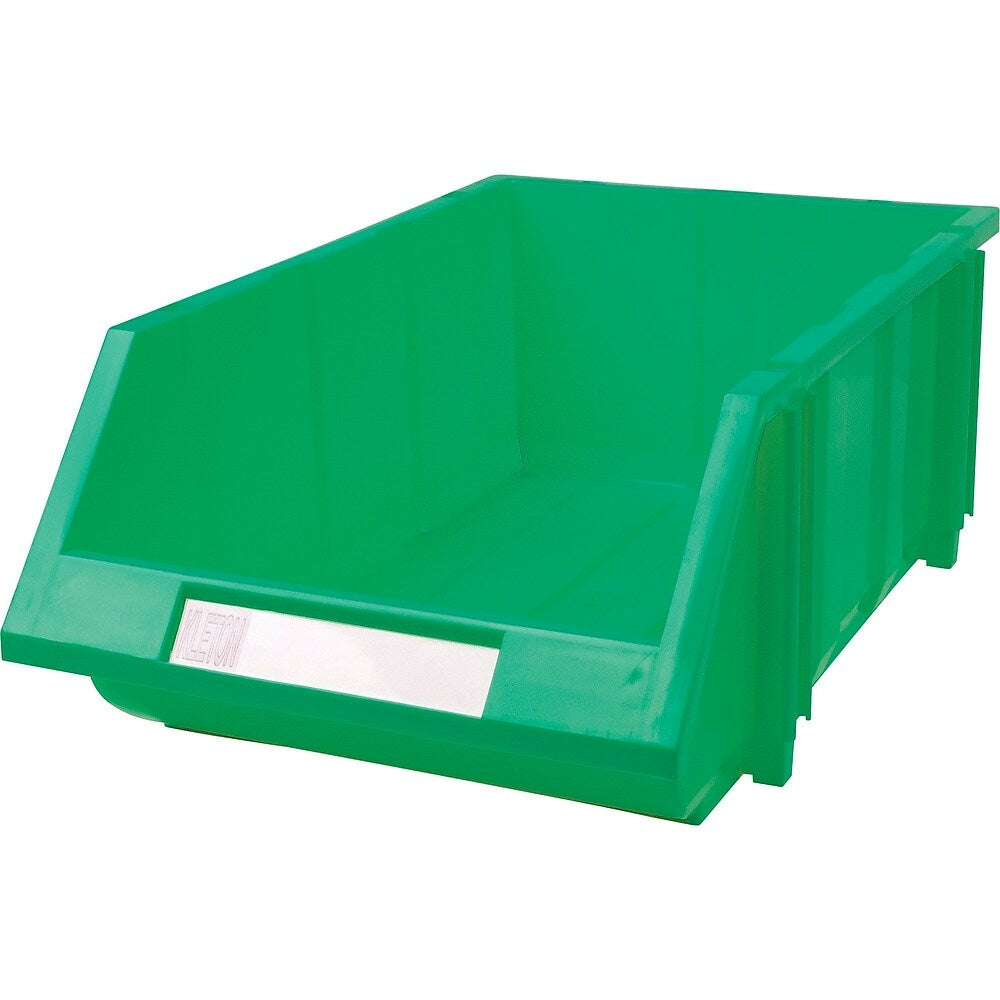 Image of Hi-Stak Plastic Bins, Green, CC238, 5 Pack