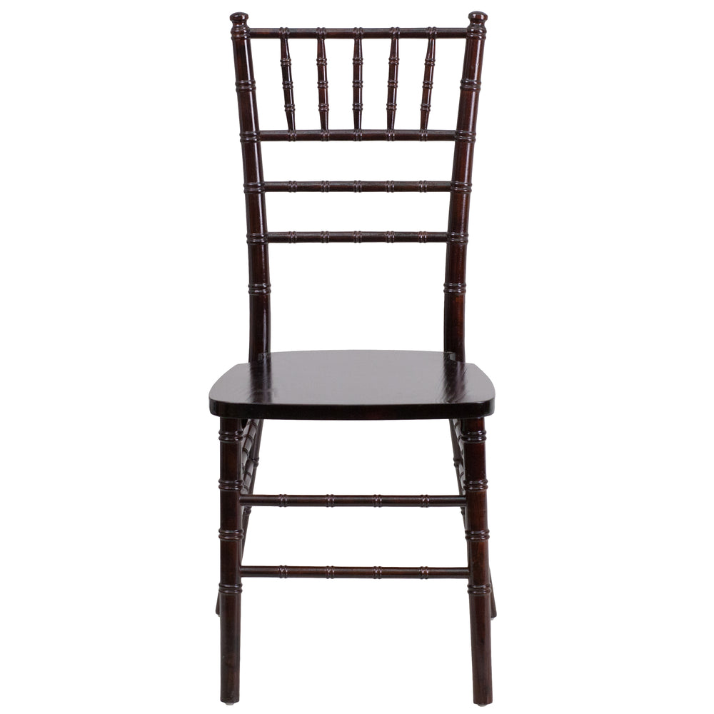 Image of Flash Furniture HERCULES Series Walnut Wood Chiavari Chair, Brown
