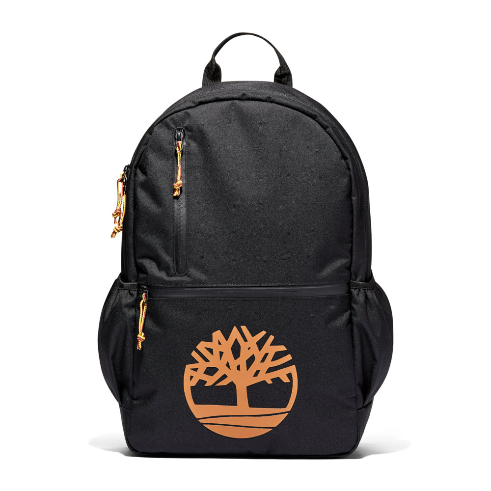Image of Timberland Calverton Large Logo Backpack - Black/Wheat
