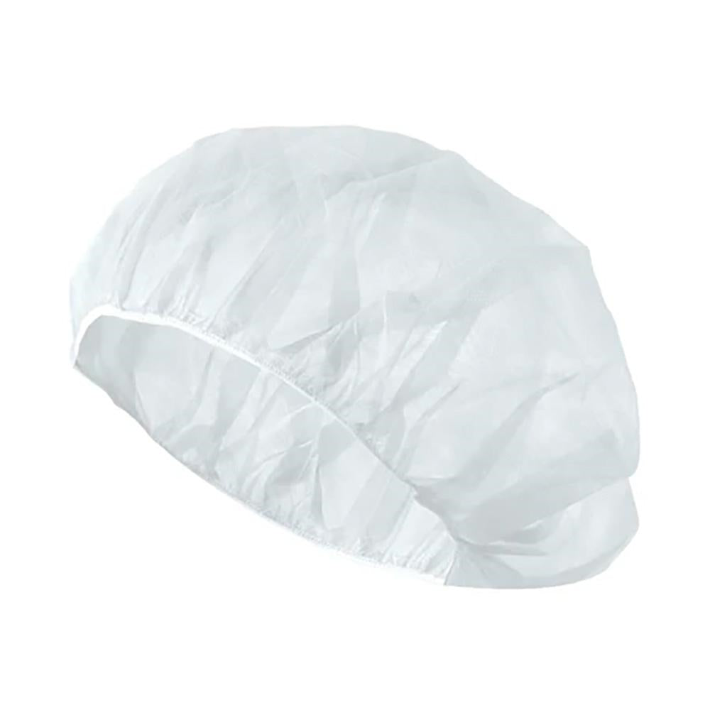 Image of Forcefield Polypropylene Bouffant Cap - 24" - Folded Packing - White - 100 Pack