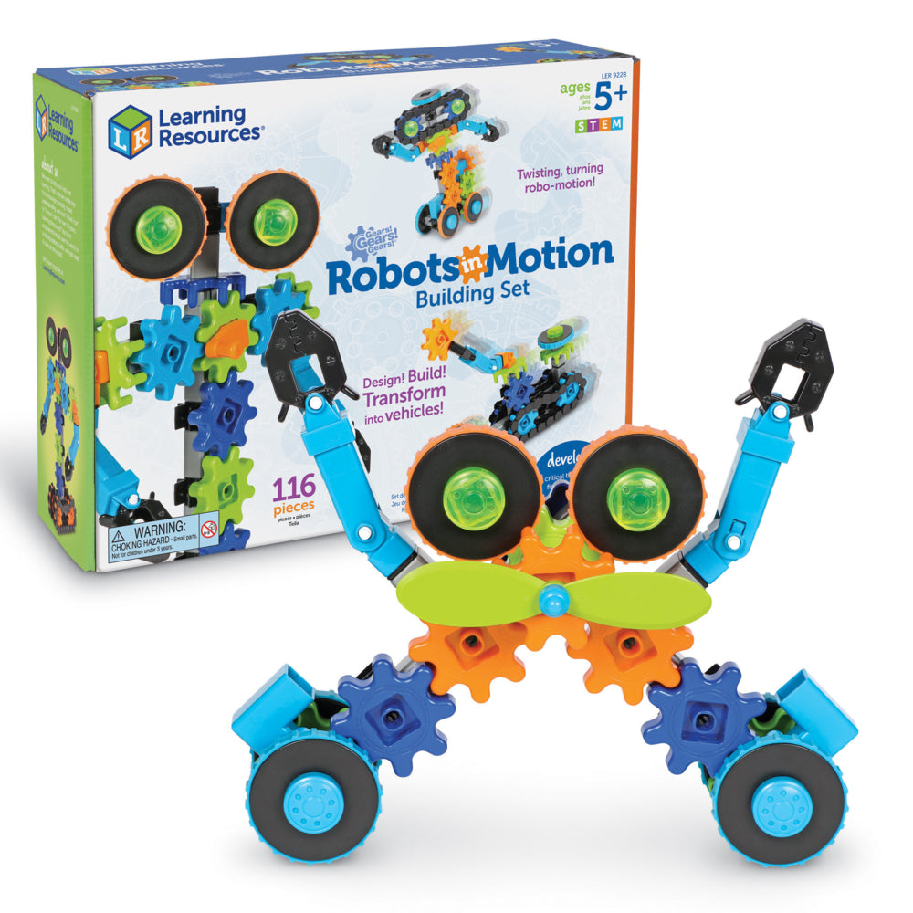 Image of Learning Resources Gears Gears Gears Robots in Motion - Assorted