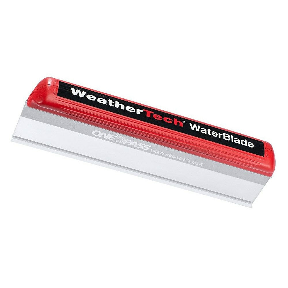 Image of WeatherTech WaterBlade Silicone Blade to Remove Water, Red & Clear
