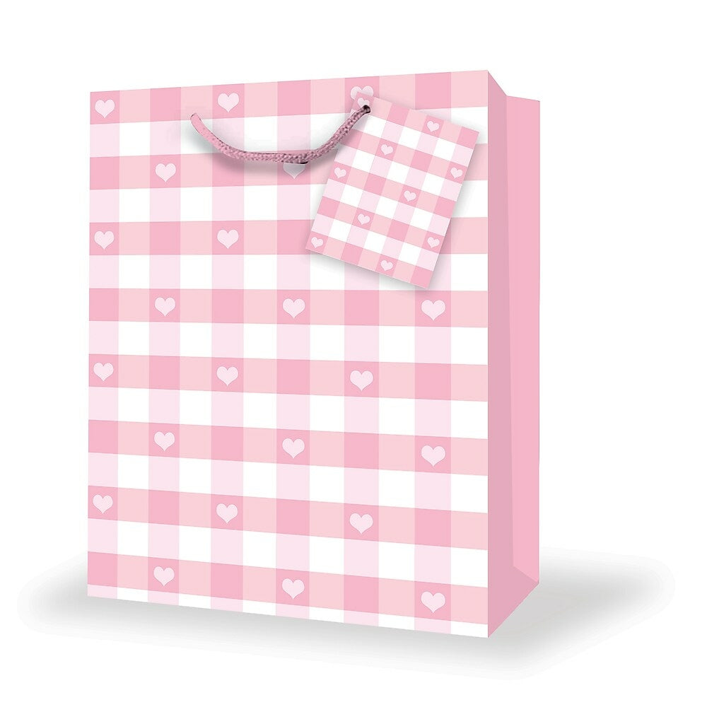Image of Millbrook Studios Baby Gift Bags - Small - Pink - 12 Pack (47401)