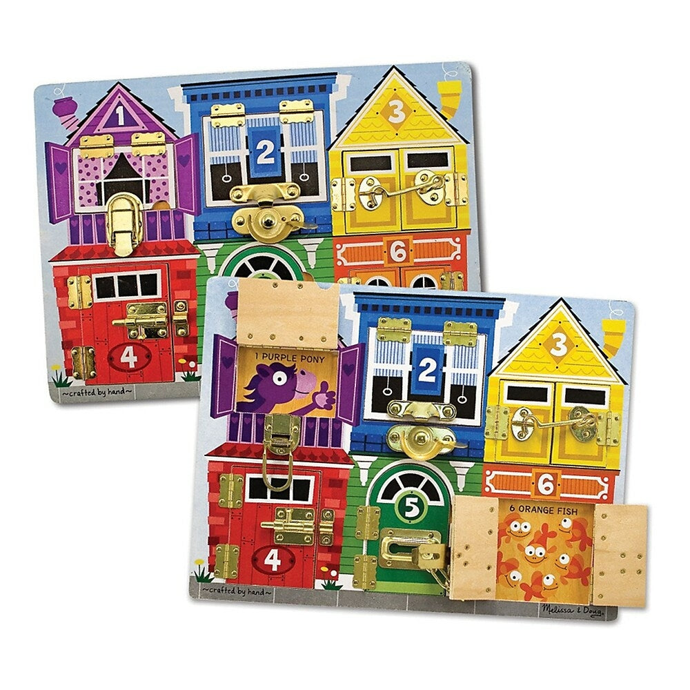 Image of Melissa & Doug Latches Board, All Grades (LCI3785)