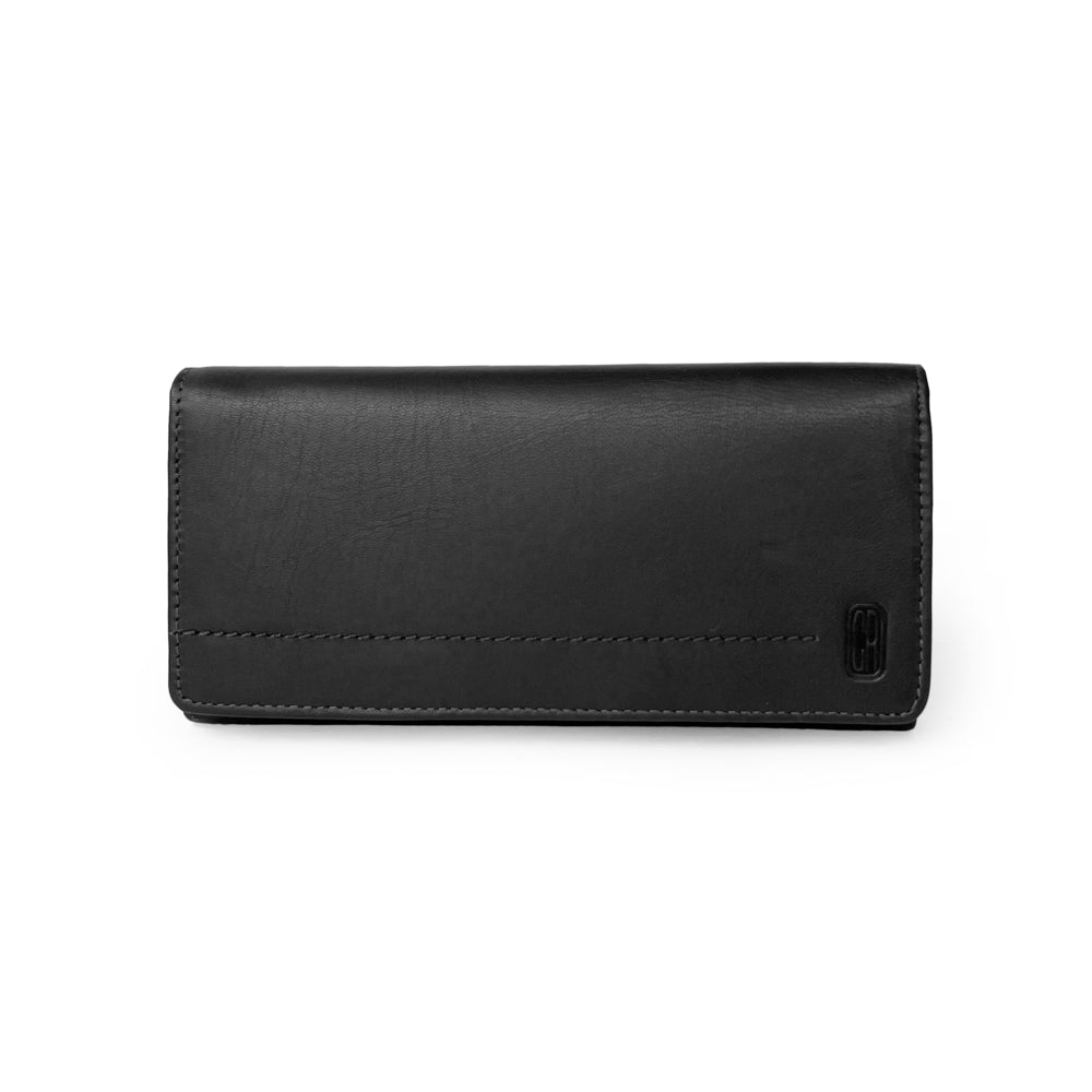 Image of Club Rochelier Ladies Expander Clutch Wallet - Black