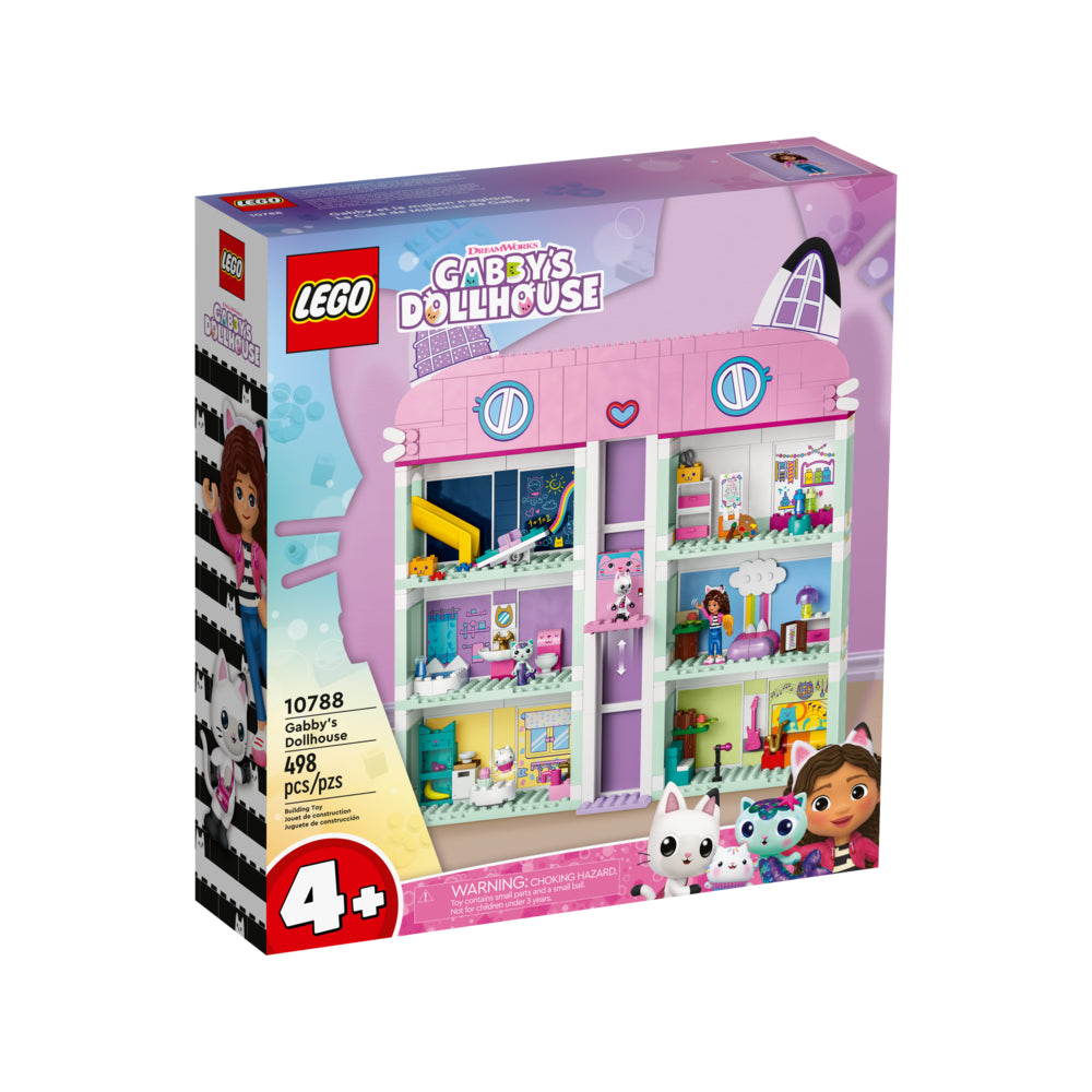 Image of LEGO Gabby's Dollhouse Playset - 498 Pieces