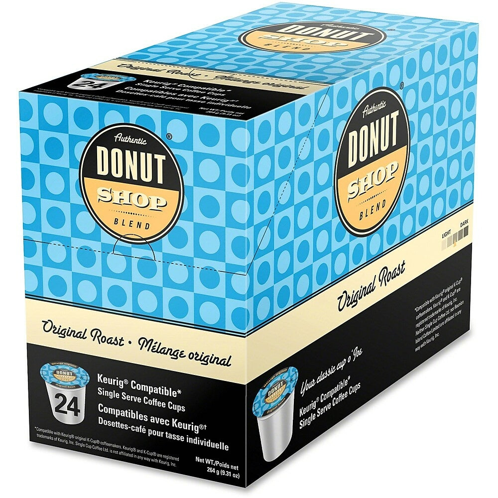 Image of Authentic Donut Shop Original Roast Flavoured Coffee K-Cup Pods - 24 Pack