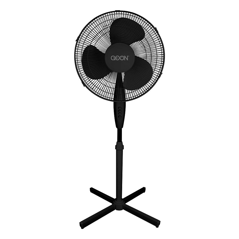 Image of GO ON 16" Oscillating Stand Fan - Black