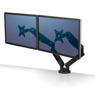 Support double écran - 2 écrans - 15 à 27 pouces - Rotatif