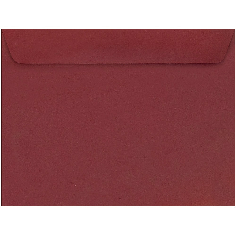 Image of JAM Paper 9 x 12 Booklet Envelopes, Dark Red, 1000 Pack (31511309B)