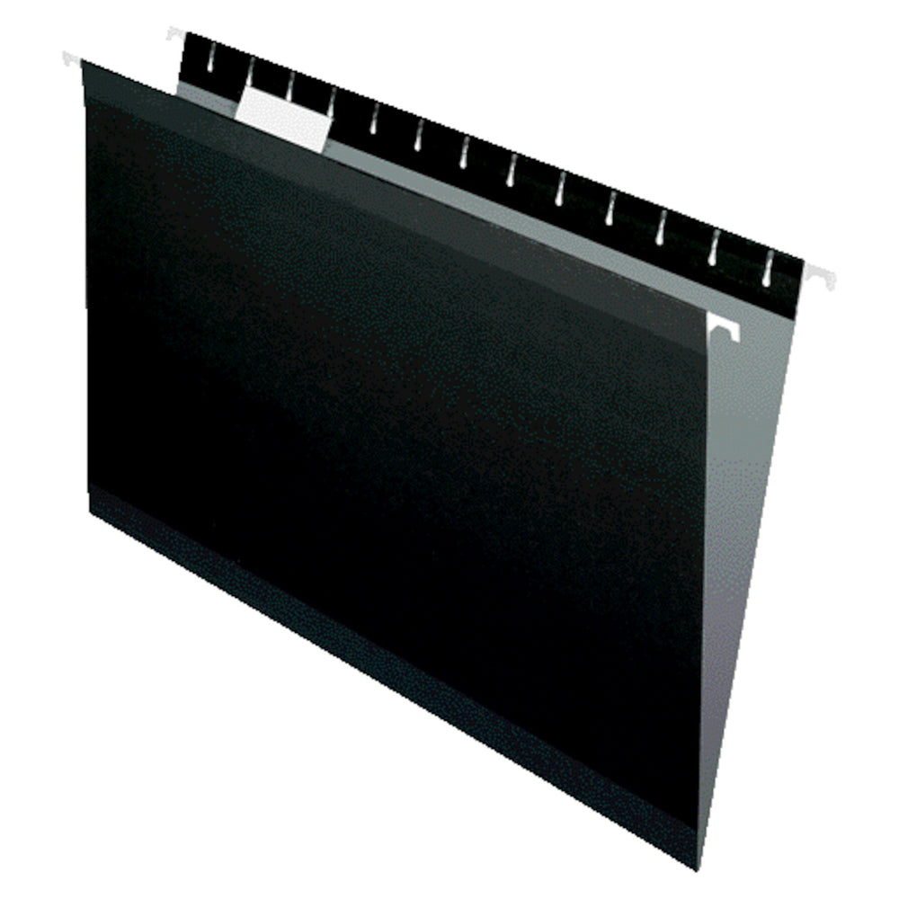 Image of Pendaflex Premium Coloured Hanging File Folders - Legal - Black - 25 Pack