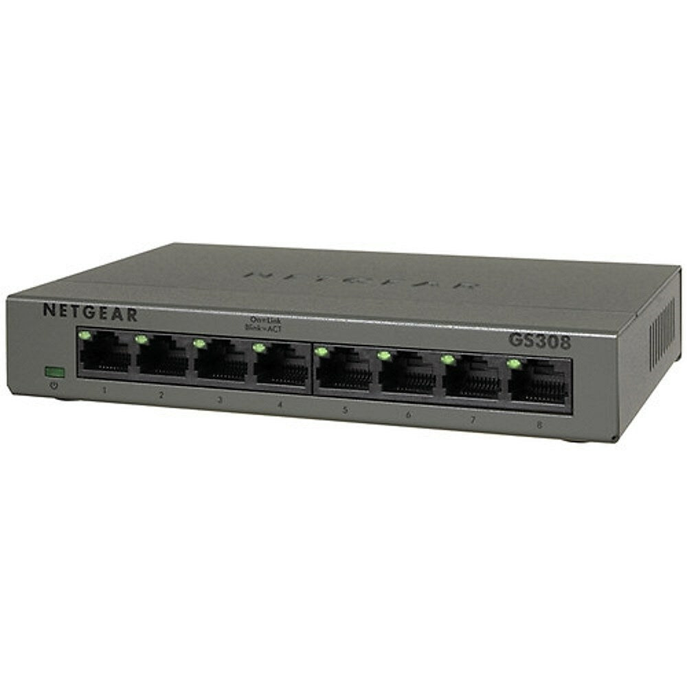 Image of Netgear 8-Port Ethernet Switch (GS308-300PAS)