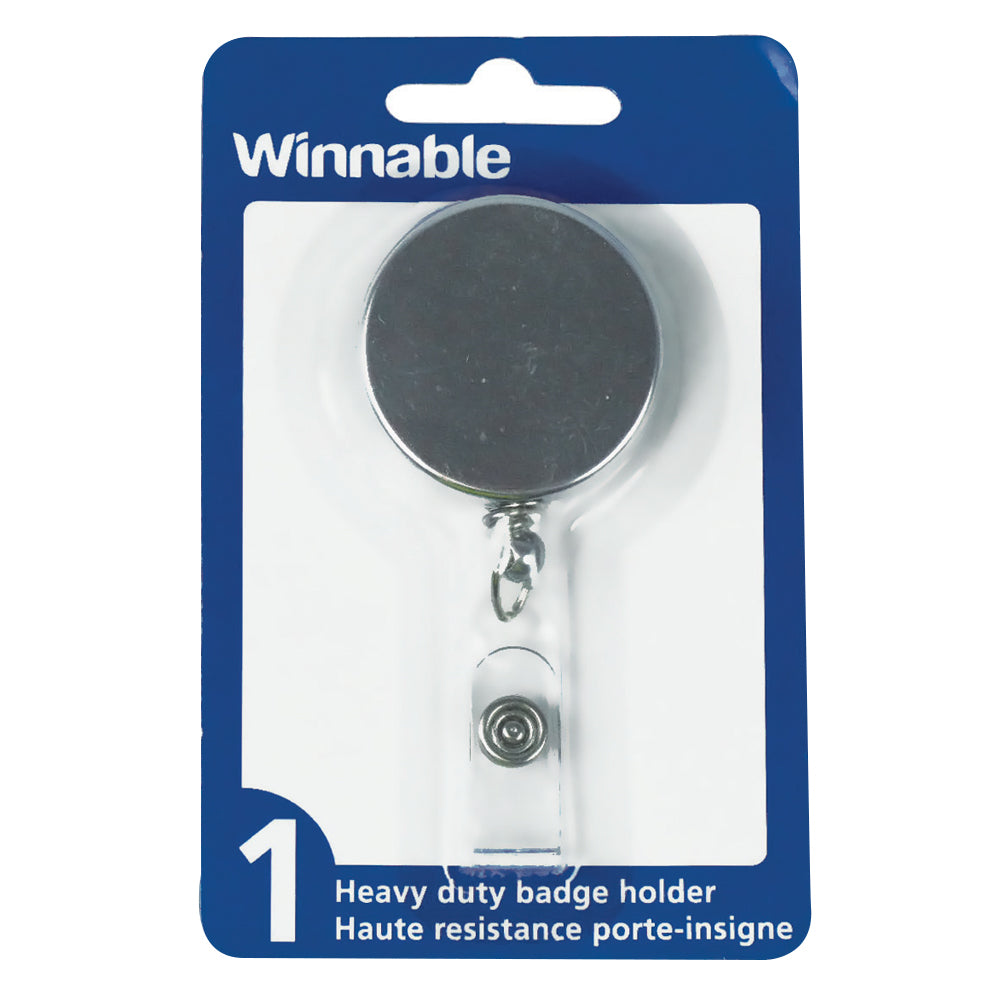 Image of Winnable Retractable Reel Clip Name Badge Holder