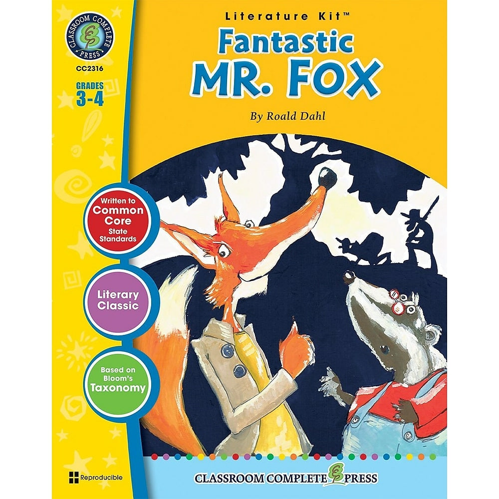 Image of eBook: Literature Kits Fantastic Mr. Fox - Literature Kit - by Classroom Complete Press - Grade 3 - 4