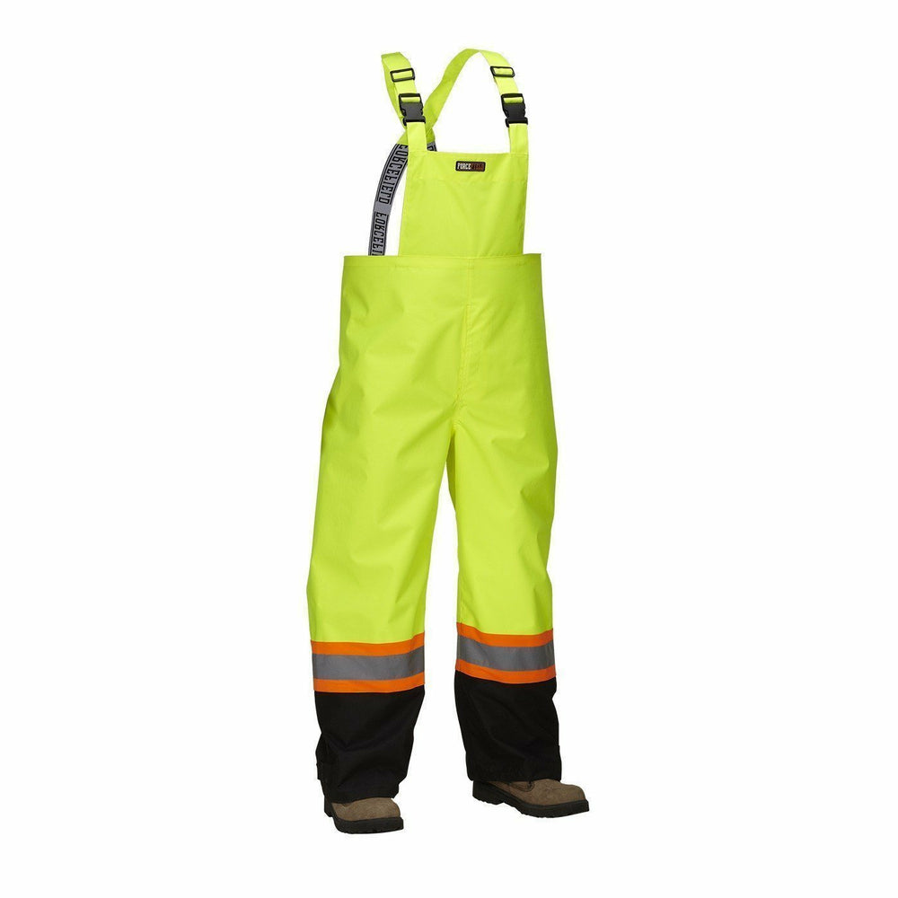 Image of Forcefield Rain Overalls - Lime - Large