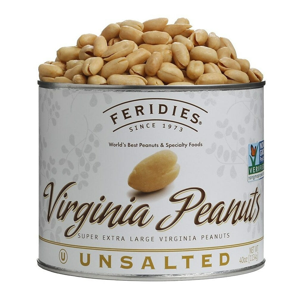 Image of Feridies Unsalted Virginia Peanuts - Large Tub