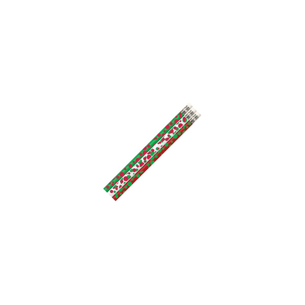 Image of Musgrave Pencil, Dots of Christmas, 8 Packs of 12 (MUS2528D), 96 Pack