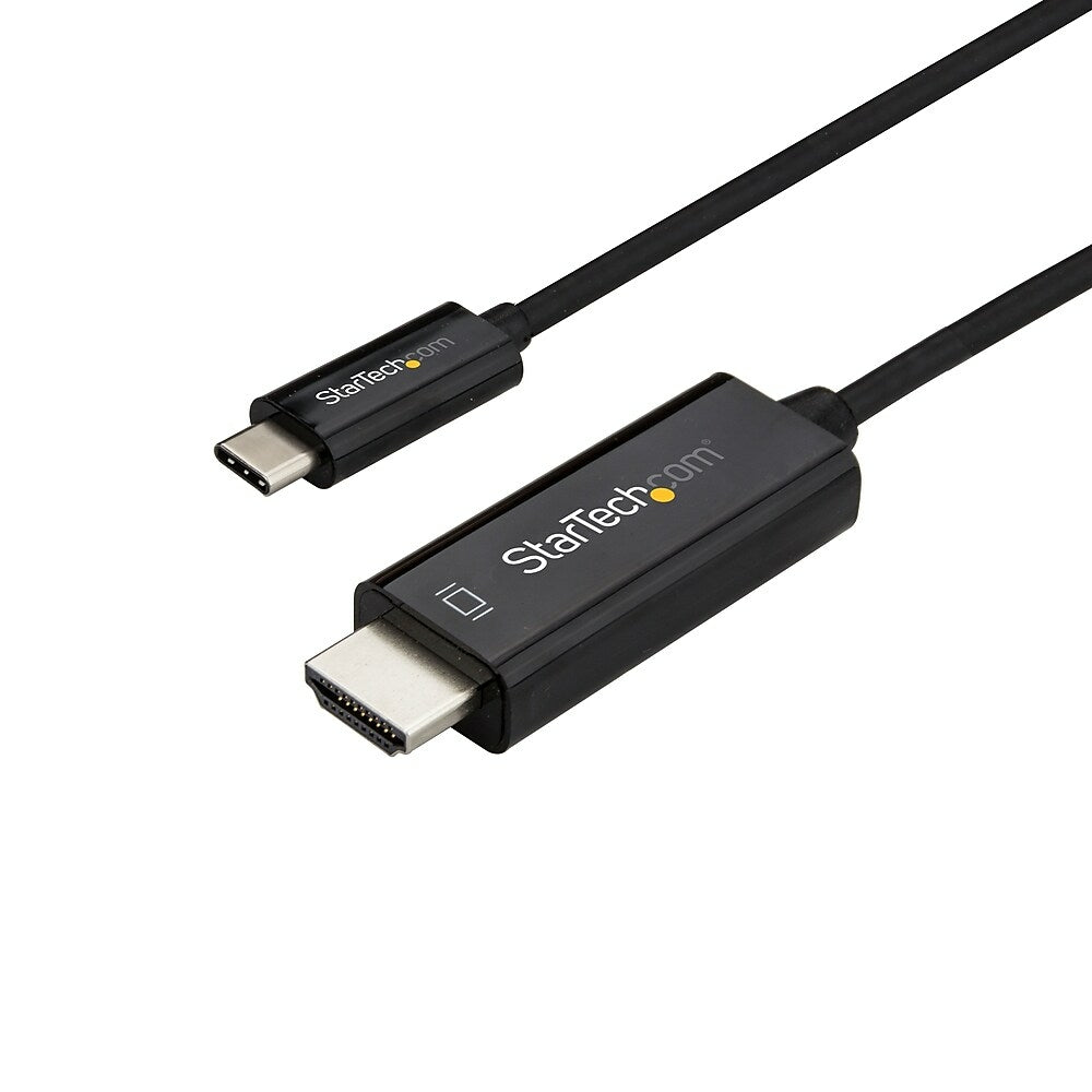 Image of StarTech USB-C to HDMI Cable, 6 ft., Black (CDP2HD2MBNL)