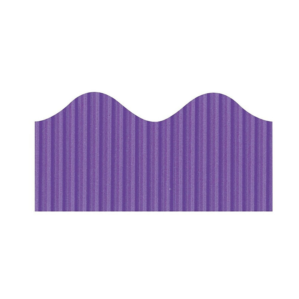 Image of Pacon Bordette 2 1/4" x 50' Decorative Border, Deep Purple, 6 Pack (PAC37046)