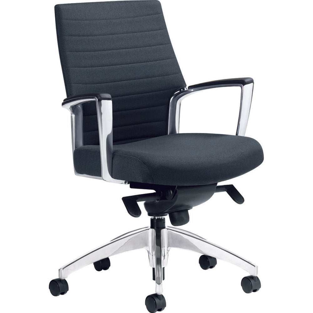 Image of Global Accord Medium Back Tilter Chair - Black