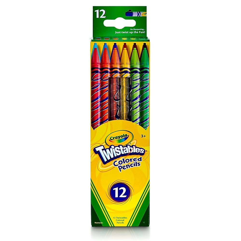 Image of Crayola Twistables Coloured Pencils - 6 Packs of 12 Pencils, 12 Pack
