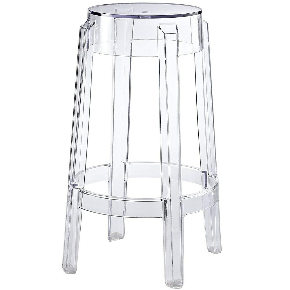 Image of Nicer Furniture Replica Philippe Starck Charles Ghost Stool Transparent Counter