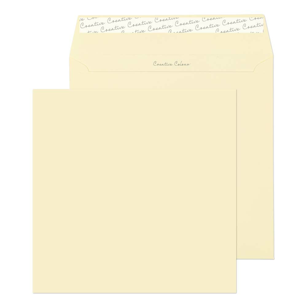 Image of Blake Creative Color Cream Invitation Envelopes - 8 5/8" W x 8 5/8" L - Cookie Dough Cream - 10 Pack, Cookie_Dough_Cream