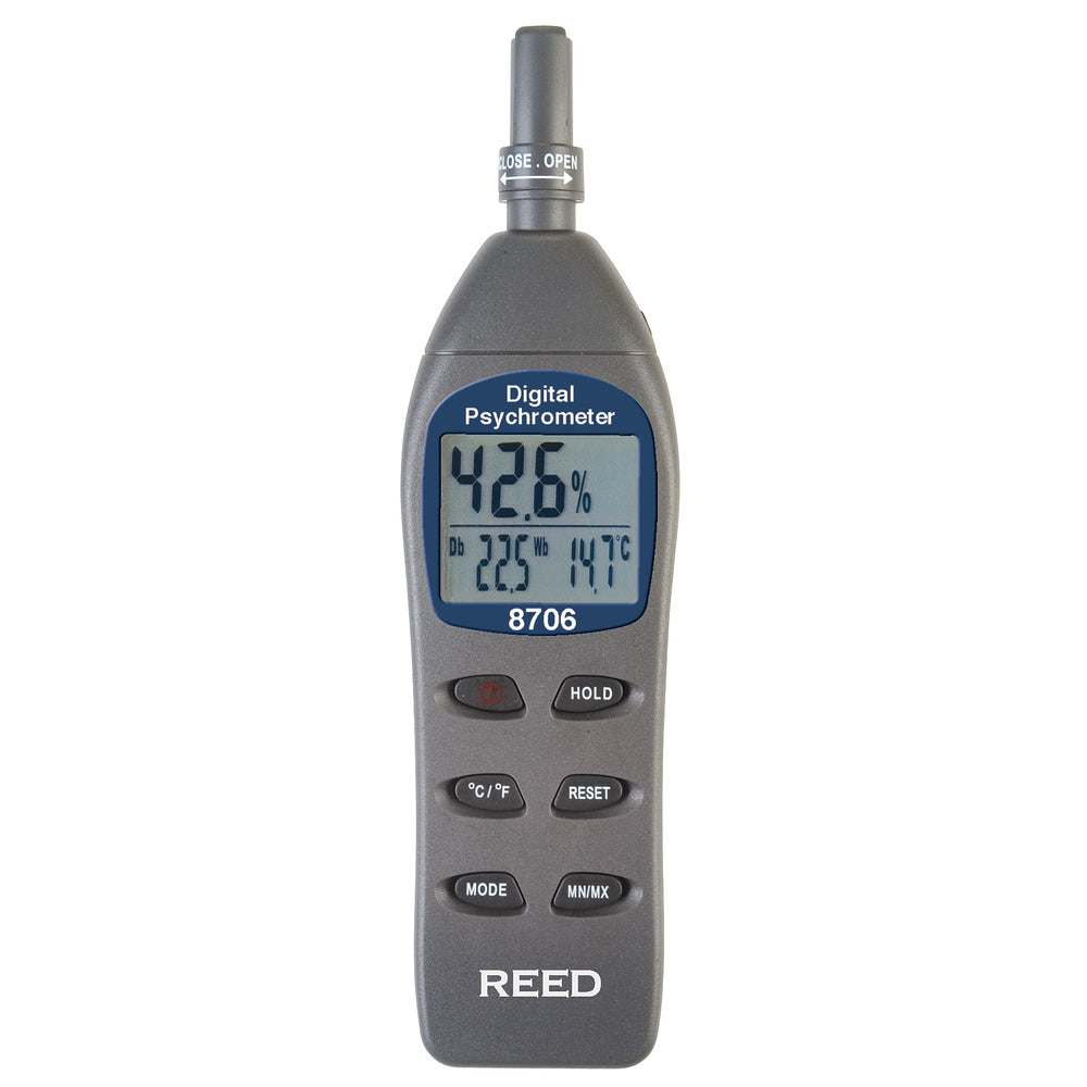 Image of REED 8706-NIST Digital Psychrometer / Thermo-Hygrometer