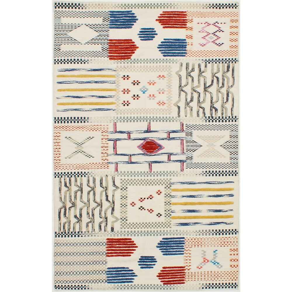 Image of eCarpetGallery ELMAS Kilim, 8' x 10', Cream (269002)