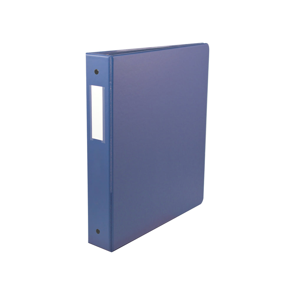 Image of Staples Economy 1.5" 3-Ring Round Ring Binder - Dark Blue