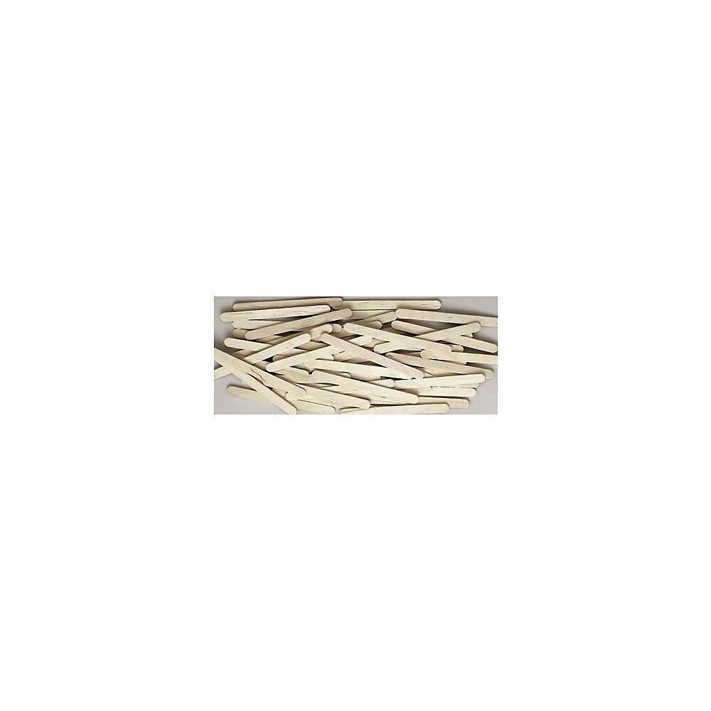 Image of Chenille Craft Natural Wooden Craft Stick, 150 Pieces, 10 Pack